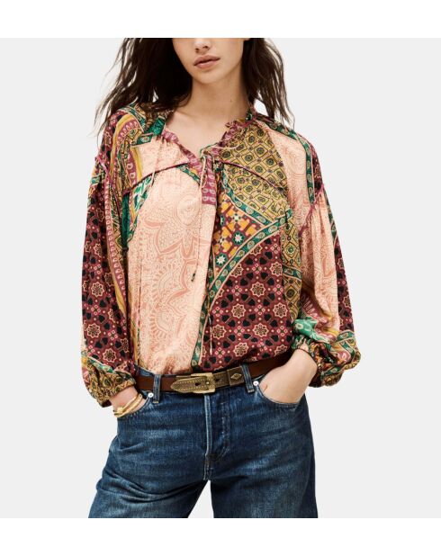 Losse blouse van Faith met veelkleurige bloemenprint