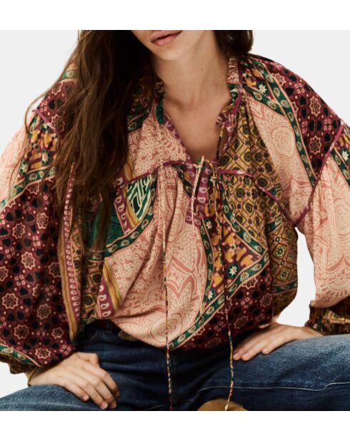 Losse blouse van Faith met veelkleurige bloemenprint