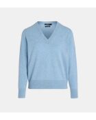 Zocon blauer Jeans-Cashmere-Pullover