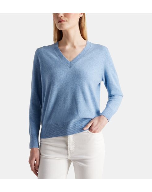 Zocon blauer Jeans-Cashmere-Pullover
