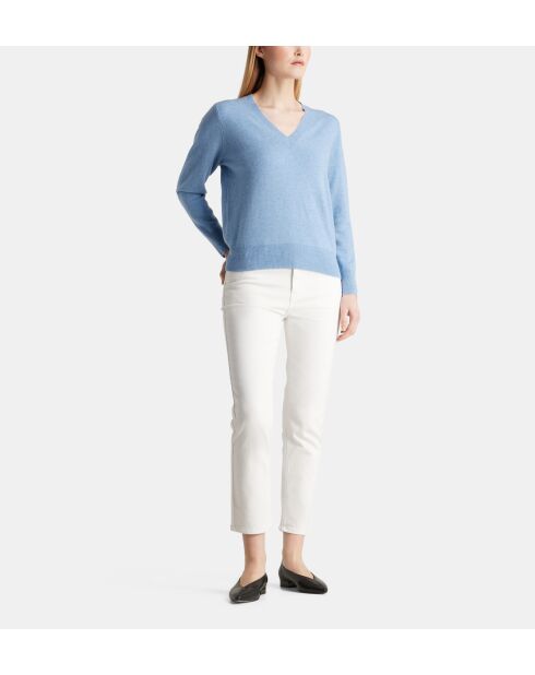 Zocon blauer Jeans-Cashmere-Pullover