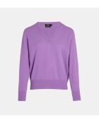 Parma paarse trui van kasjmier van Zocon