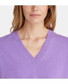 Parma paarse trui van kasjmier van Zocon