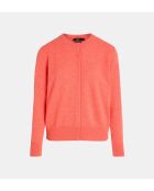 Cardigan Zacao cachemire  corail