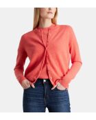 Cardigan Zacao cachemire  corail