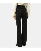 Jeans droit Aommie noir