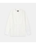 Lockeres weißes Baumwollhemd Dori