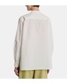 Lockeres weißes Baumwollhemd Dori