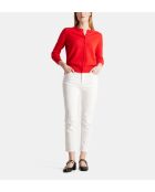 Cardigan Zacao cachemire  rouge magenta