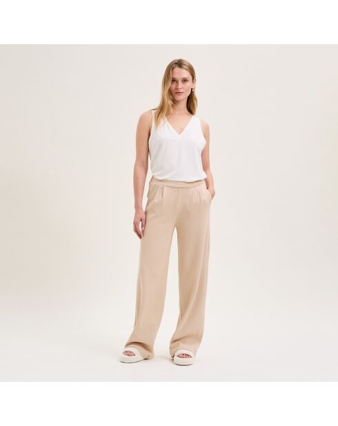 Pantalon en coton Emma dune