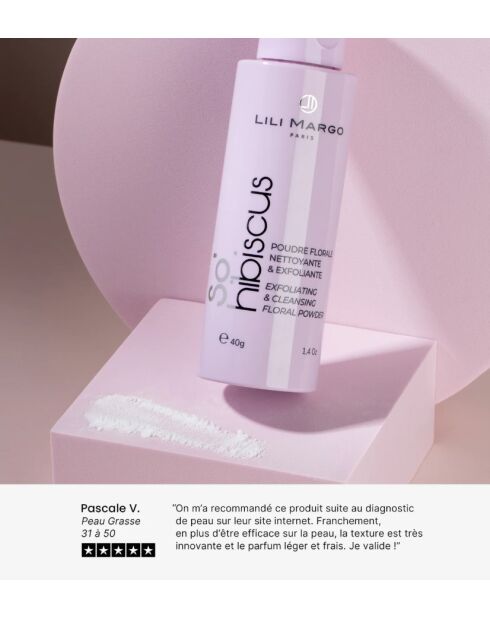 Polvere floreale detergente ed esfoliante - 40 g