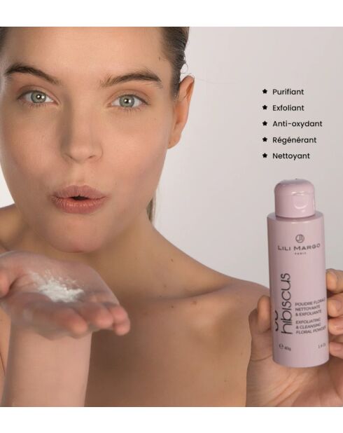 Polvere floreale detergente ed esfoliante - 40 g