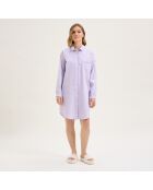 Liquette en coton Essentiv mauve