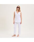 Pyjama en coton Apolline blanc