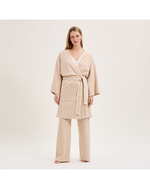 Kimono en coton Emma dune