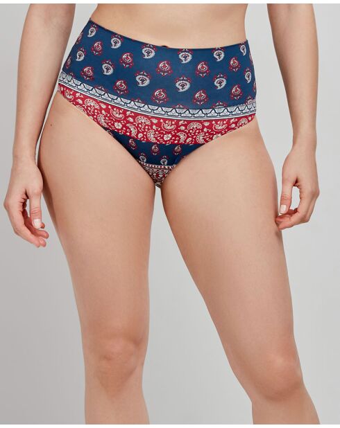 Culotte de bikini multiposition multicolore