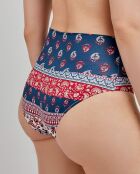 Culotte de bikini multiposition multicolore