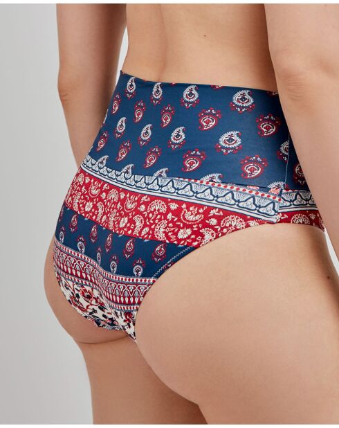 Culotte de bikini multiposition multicolore