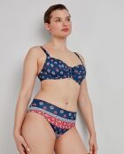 Culotte de bikini multiposition multicolore