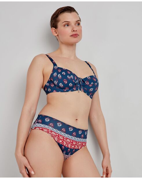 Culotte de bikini multiposition multicolore