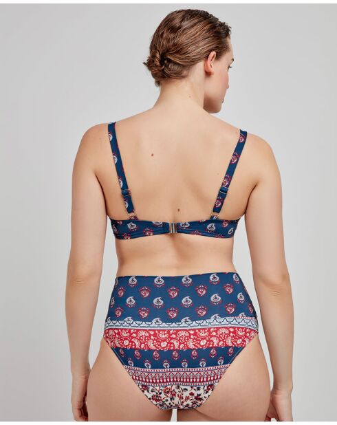 Culotte de bikini multiposition multicolore