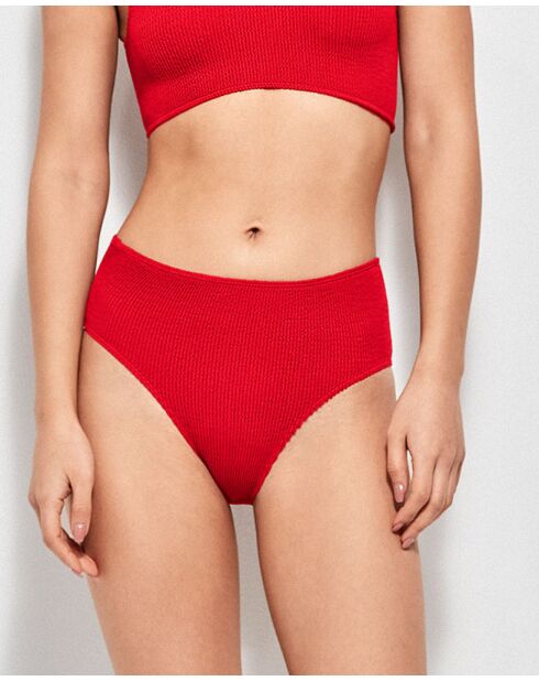 Bas de bikini one size rouge