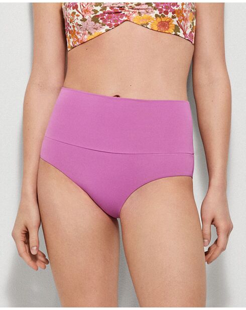 Bas de bikini multiposition lilas