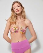 Bas de bikini multiposition lilas