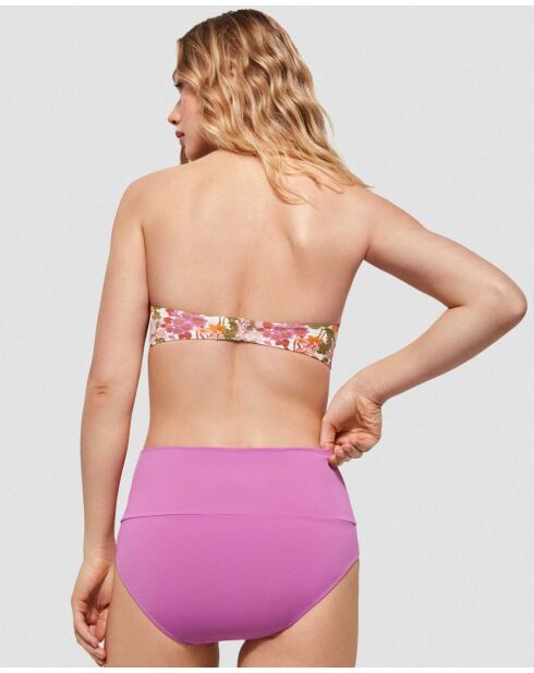 Bas de bikini multiposition lilas
