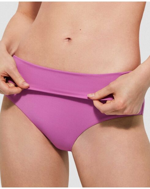 Bas de bikini multiposition lilas