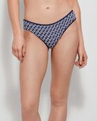 Bas de bikini à  rayures multicolore