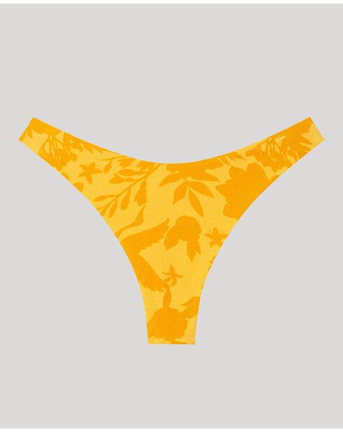 Culotte bikini brésilien jaune