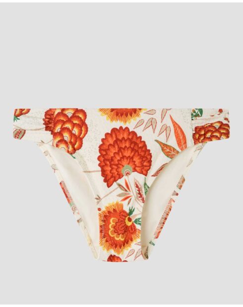 Culotte bikini imprimé floral multicolore