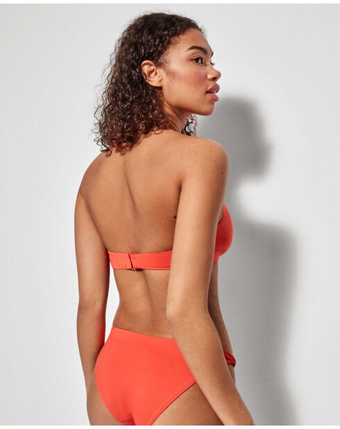 Bas de bikini avec noeuds fantaisie orange