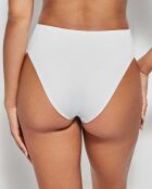 Bas de bikini V blanc