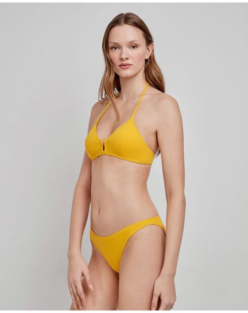Culotte bikini classique jaune
