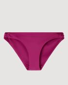 Bas de bikini avec noeuds fantaisie pourpe