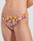 Bas print multicolore