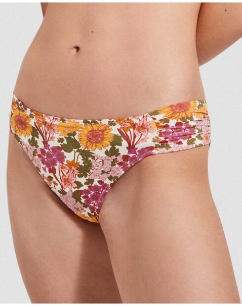 Bas print multicolore