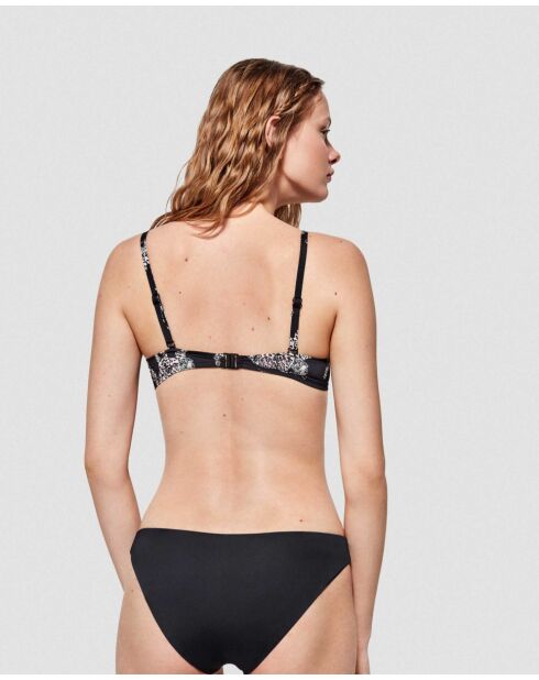 Culotte de bikini réversible multicolore