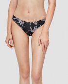 Culotte de bikini réversible multicolore