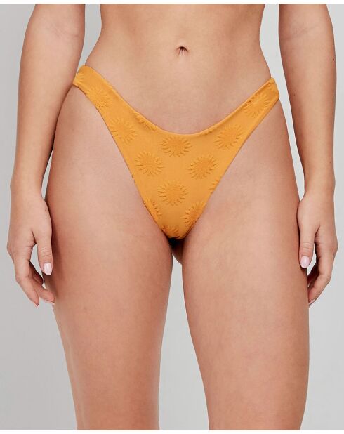 Culotte de bikini brésilienne moutarde