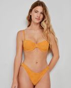 Culotte de bikini brésilienne moutarde