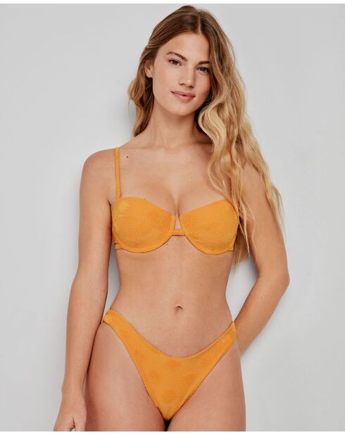 Culotte de bikini brésilienne moutarde