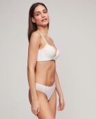 Culotte brésilienne coupée au laser blanche