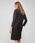 Chemise de nuit longue avec dentelle noir