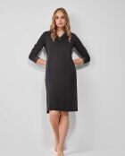 Chemise de nuit longue avec dentelle noir