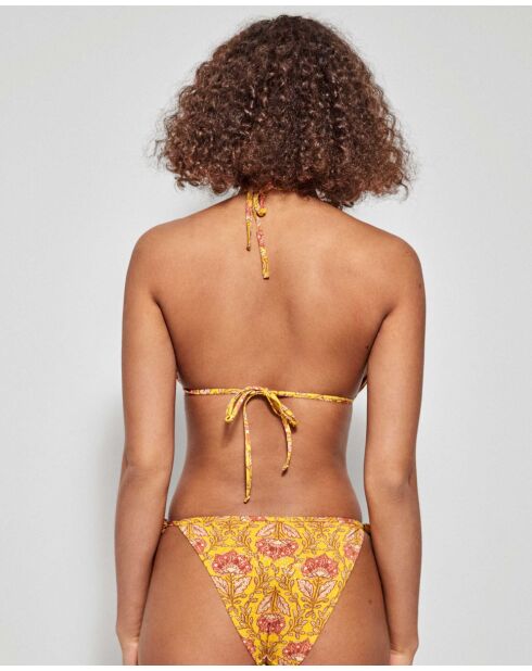 Culotte de bikini ajustable sur les côtés multicolore