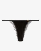 Culotte brésilienne en velours noire