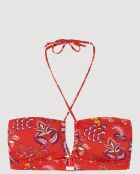 Haut de bikini bandeau sans armatures multicolore